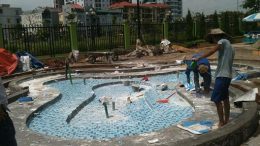 Bể Bơi trường mầm non khu đô thị Sài Đồng
